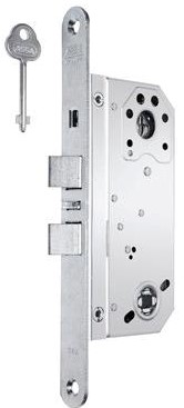Sølv låskasse med nøkkel
